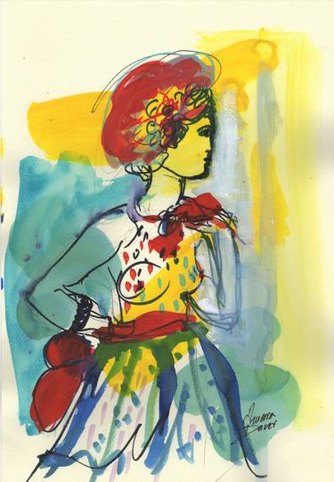Print of Fashion Paintings by Amara Dacer