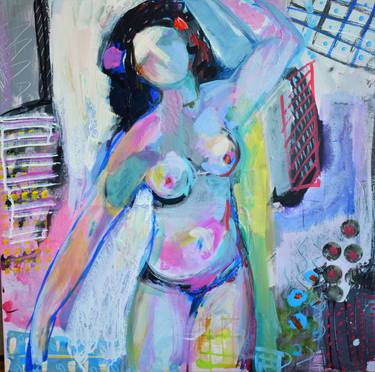Print of Abstract Nude Paintings by Amara Dacer