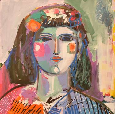 Print of Abstract Expressionism Portrait Paintings by Amara Dacer