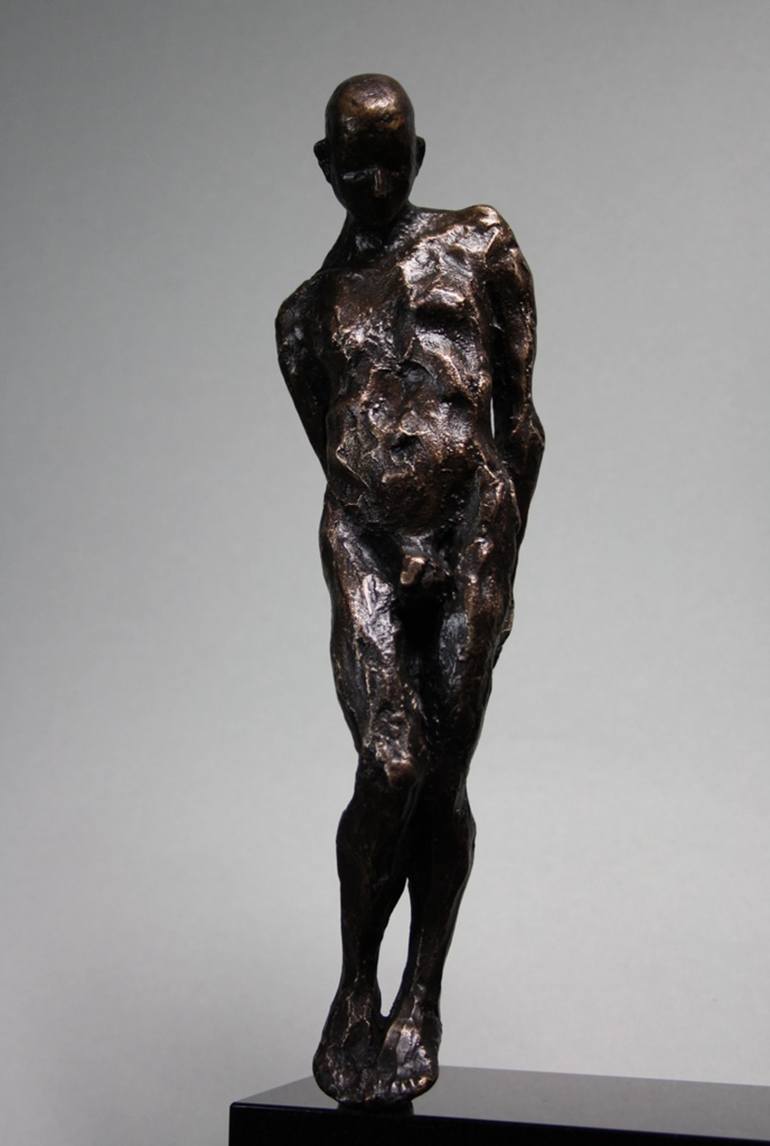 Original Expressionism Men Sculpture by Alexandra Konstantinovna