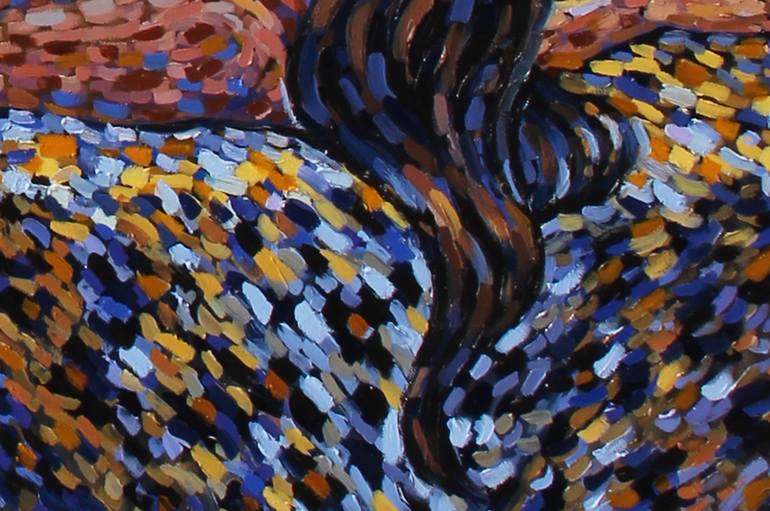 Original Figurative Nude Painting by Polina Ogiy