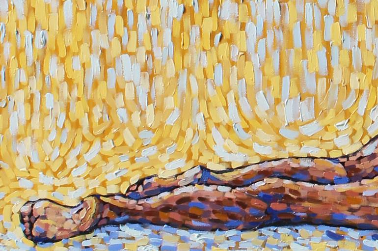 Original Figurative Nude Painting by Polina Ogiy