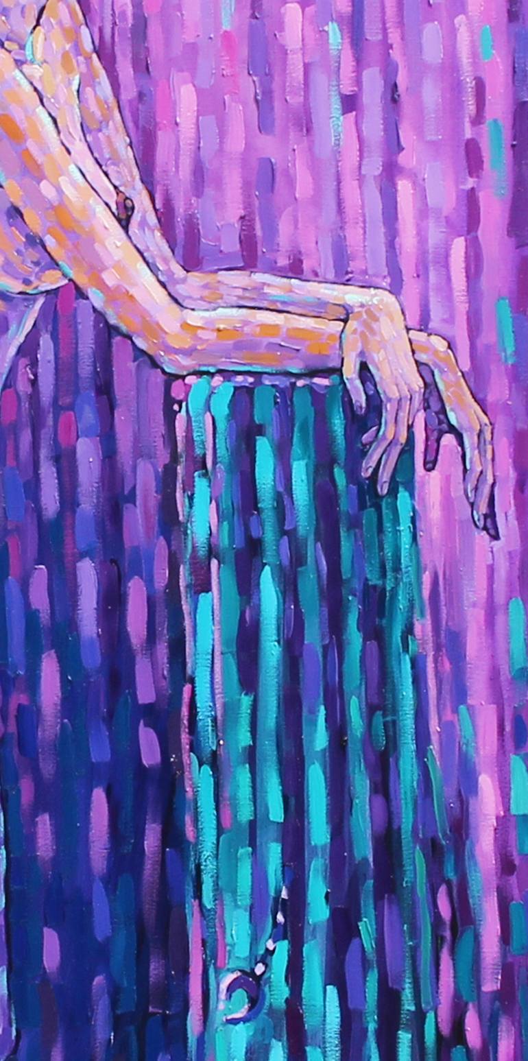 Original Figurative Nude Painting by Polina Ogiy