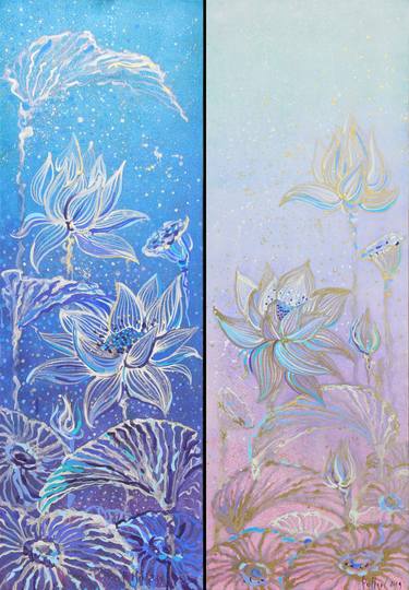 Original Fine Art Botanic Paintings by Polina Ogiy