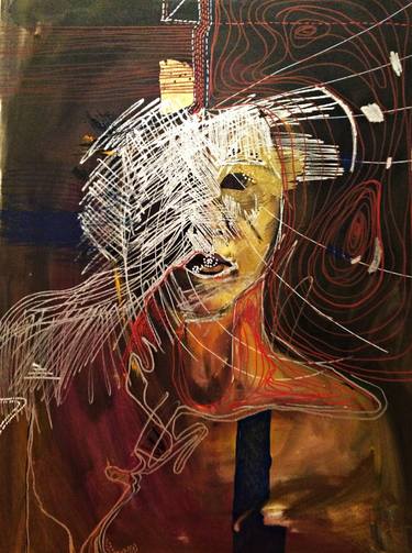 Print of Abstract Portrait Paintings by Noemi Romaniuc