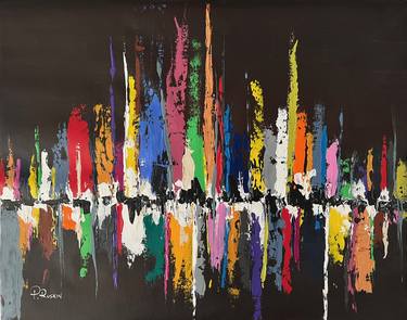 Original Abstract Paintings by Paul Ruskin