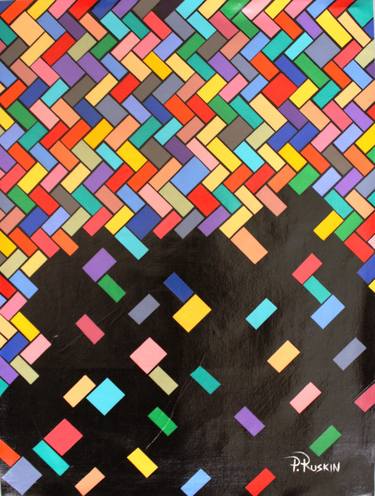 Print of Expressionism Geometric Paintings by Paul Ruskin