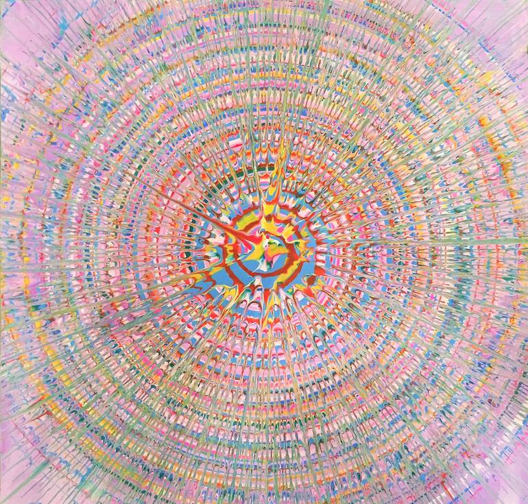 Spin Art 35 Painting by Paul Ruskin