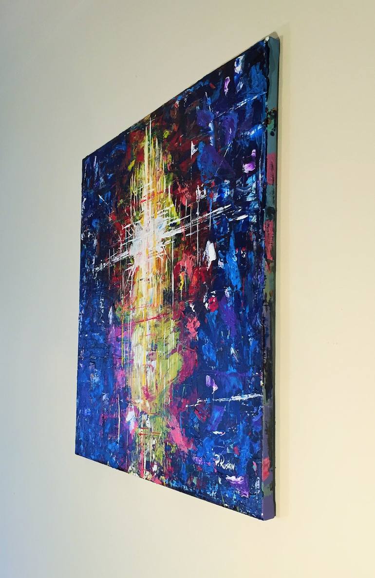 Original Abstract Painting by Paul Ruskin