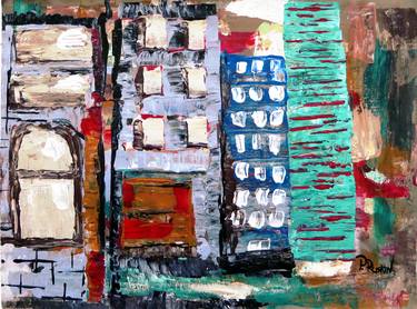 Print of Abstract Expressionism Cities Paintings by Paul Ruskin