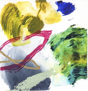 Original Abstract Expressionism Abstract Painting by Beth Winterburn