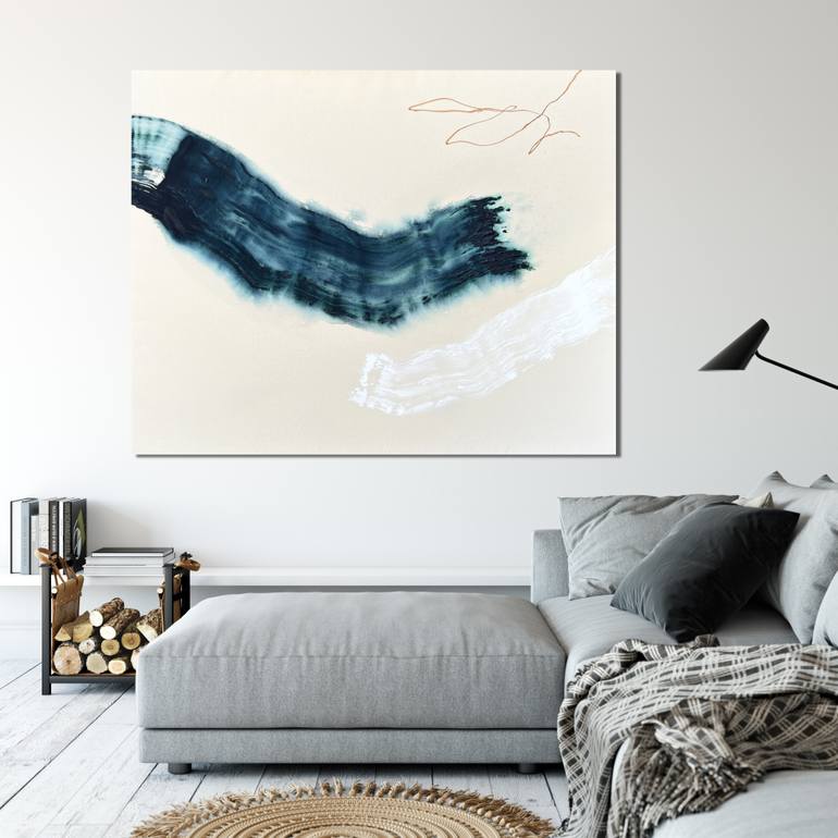 Original Abstract Expressionism Abstract Painting by Beth Winterburn