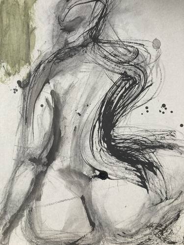 Original Figurative Nude Painting by Amanda Raulerson