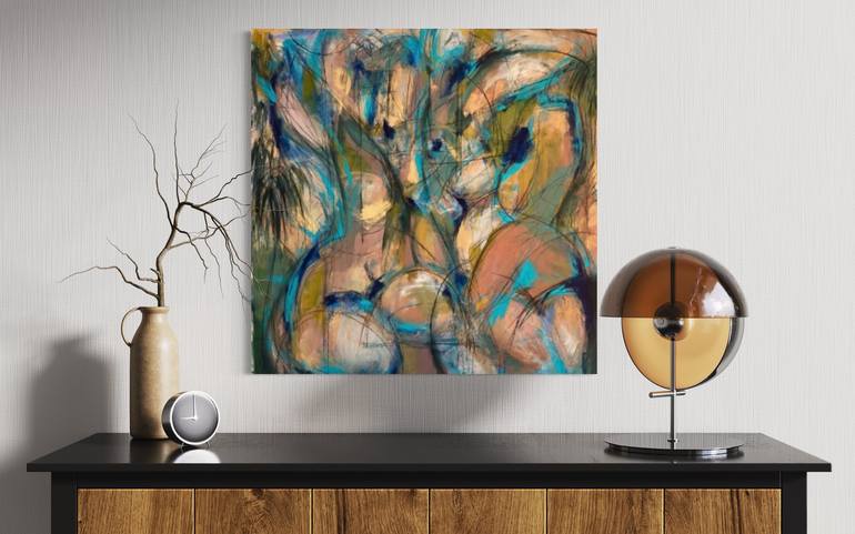 Original Abstract Expressionism Abstract Painting by Amanda Raulerson