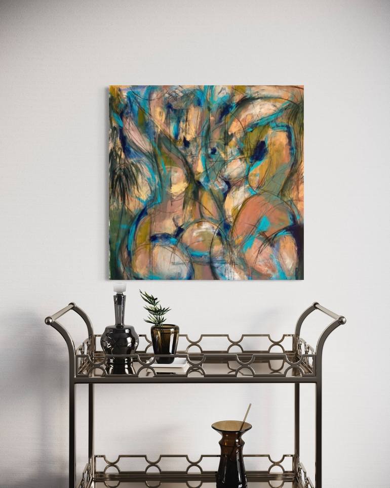 Original Abstract Expressionism Abstract Painting by Amanda Raulerson