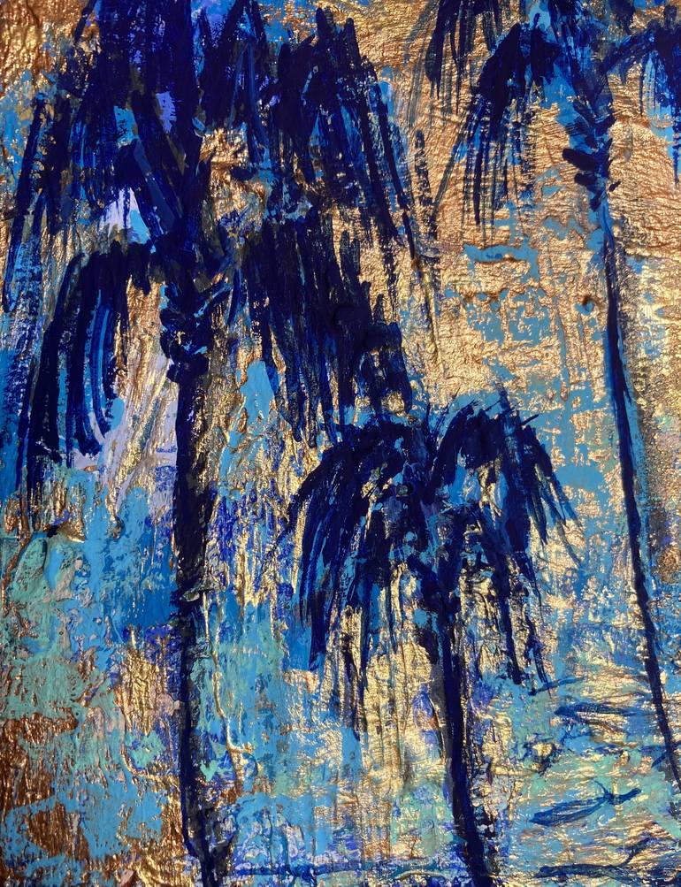 Original Abstract Tree Painting by Amanda Raulerson