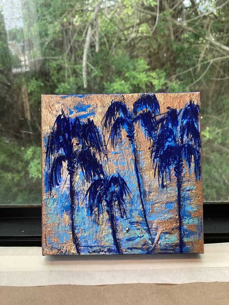 Original Abstract Tree Painting by Amanda Raulerson