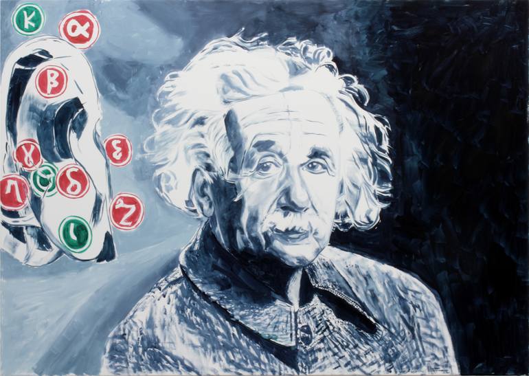 Original Famous Painting by Julian Sharples  Conceptual Art on Canvas  Antiwrap