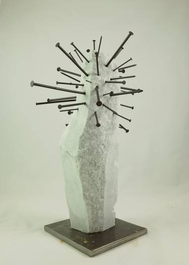 Original Mortality Sculpture by Anne Cecile surga