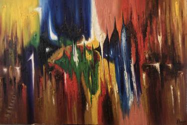 Original Abstract Paintings by Patrick A Adefisayo