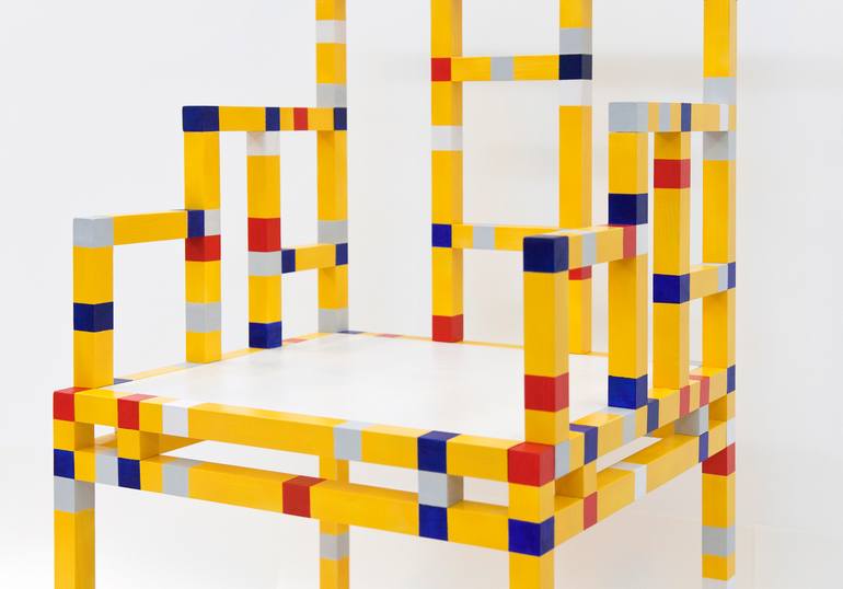 Original Abstract Patterns Sculpture by Wei Leung