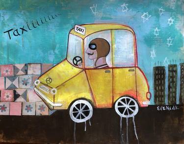 Original Contemporary Transportation Paintings by Eleni Koritou