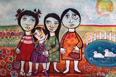 Print of Family Paintings by Eleni Koritou