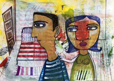 Original People Paintings by Eleni Koritou