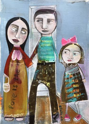 Print of Family Paintings by Eleni Koritou