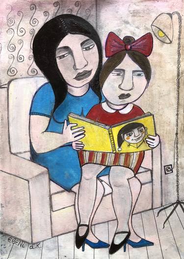 Original Modern Family Drawings by Eleni Koritou