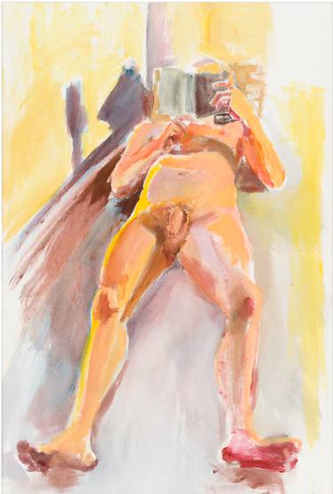 Print of Figurative Nude Paintings by Kristýna Kreisingerová
