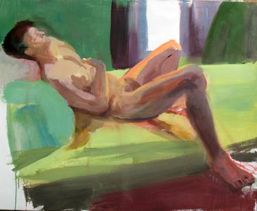 Print of Figurative Nude Paintings by Kristýna Kreisingerová