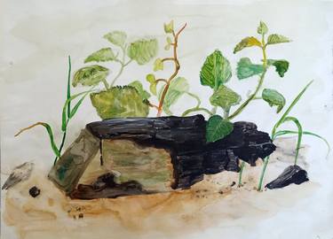 Print of Figurative Nature Paintings by Kristýna Kreisingerová