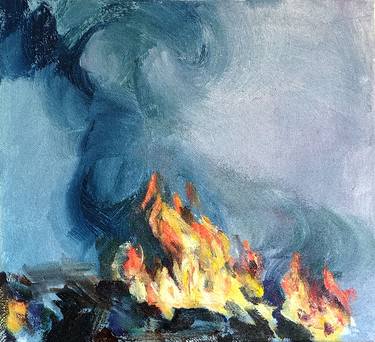 Original Fine Art Landscape Painting by Kristýna Kreisingerová