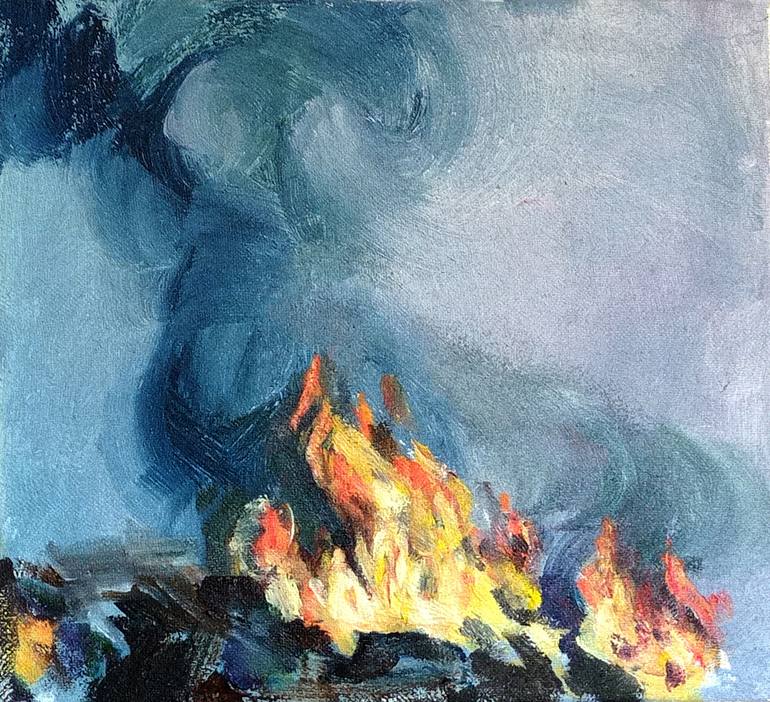 Fire Painting by Kristýna Kreisingerová