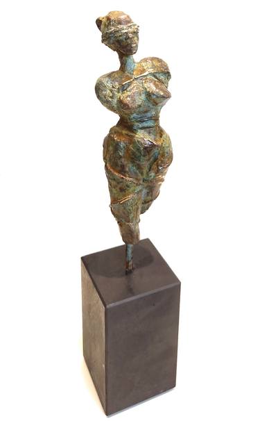 Original Figurative Women Sculpture by Angelique Cremers