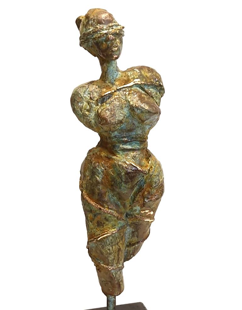 Original Figurative Women Sculpture by Angelique Cremers