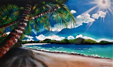 Print of Seascape Paintings by Tabitha Cheree Kirstein
