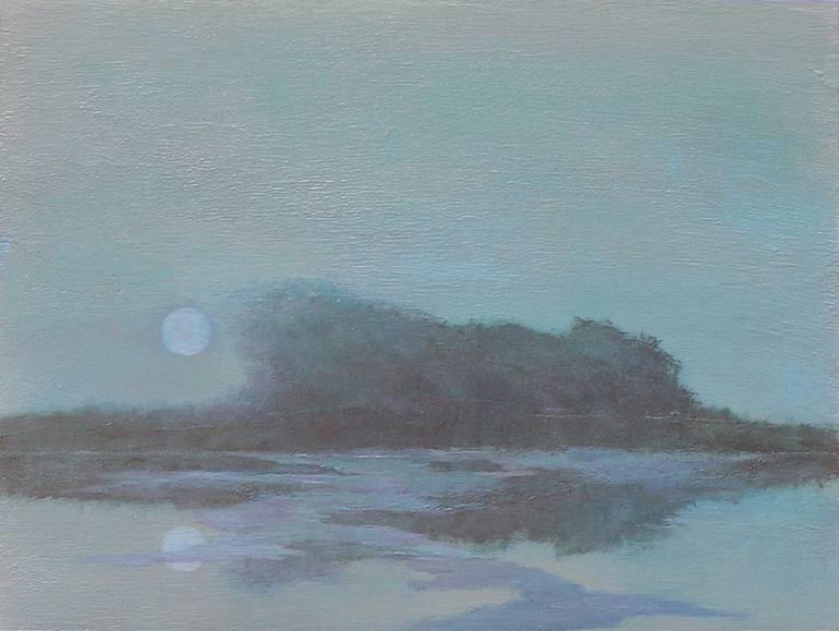 Rising Moon Painting By Gerald Lishka Saatchi Art