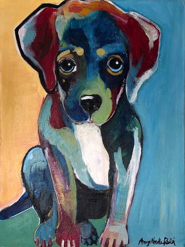 Original Fine Art Animal Paintings by Amy Needle-Redei