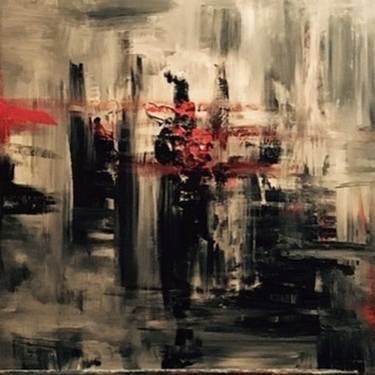 Original Modern Abstract Paintings by Amy Needle-Redei