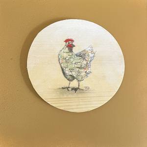 Collection French chickens