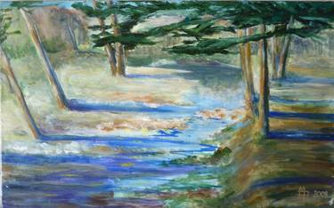 Original Impressionism Nature Paintings by MB Magali Batté Gauthier