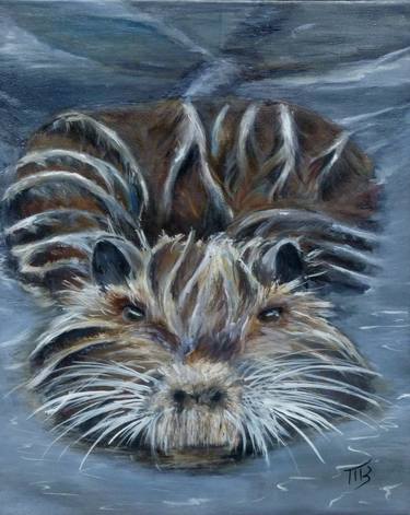 Original Portraiture Animal Paintings by MB Magali Batté Gauthier