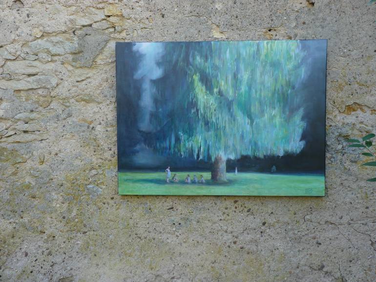 Original Realism Tree Painting by MB Magali Batté Gauthier