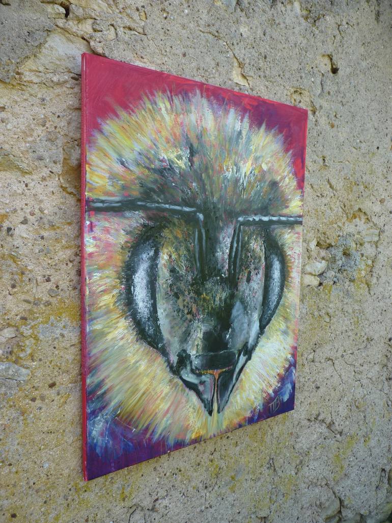 Original Expressionism Animal Painting by MB Magali Batté Gauthier