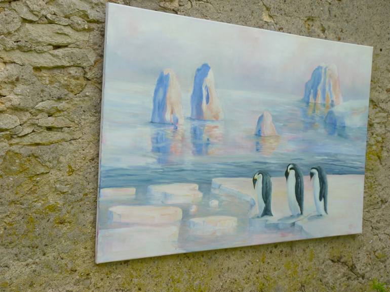 Original Figurative Animal Painting by Magali Batte Gauthier