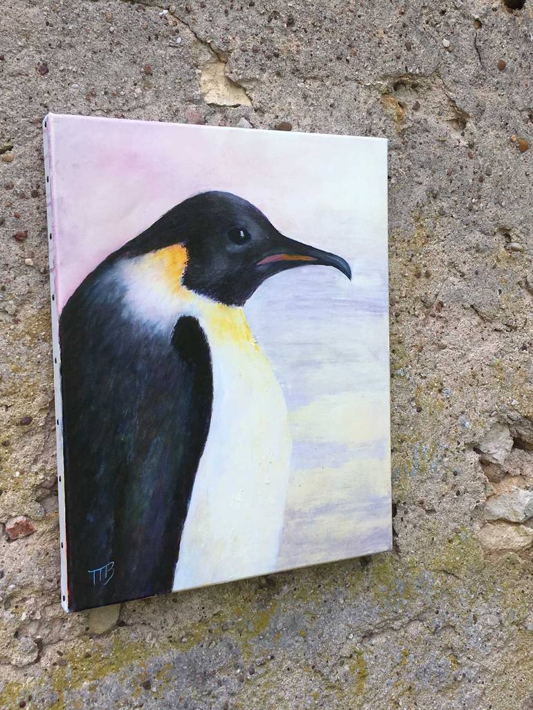 Original Documentary Animal Painting by Magali Batte Gauthier