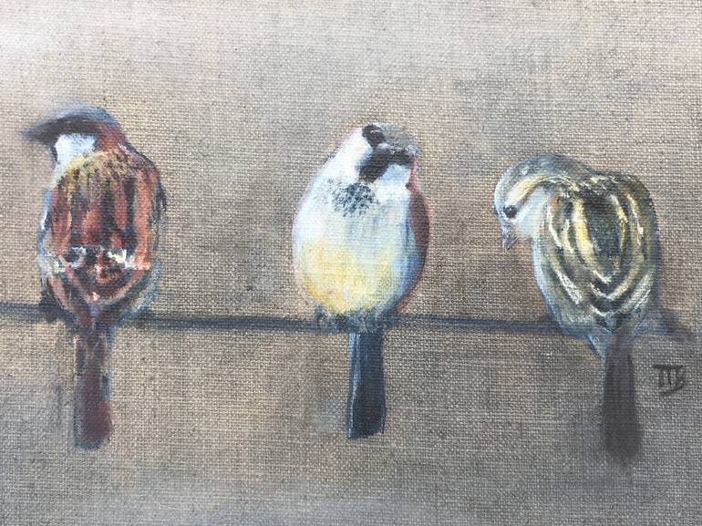 Original Figurative Animal Painting by Magali Batte Gauthier