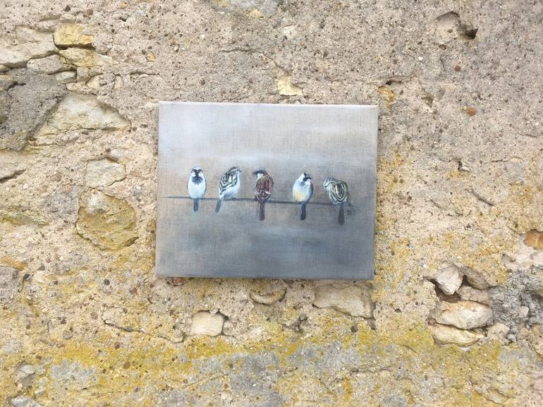 Original Figurative Animal Painting by Magali Batte Gauthier